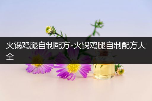 火锅鸡腿自制配方-火锅鸡腿自制配方大全