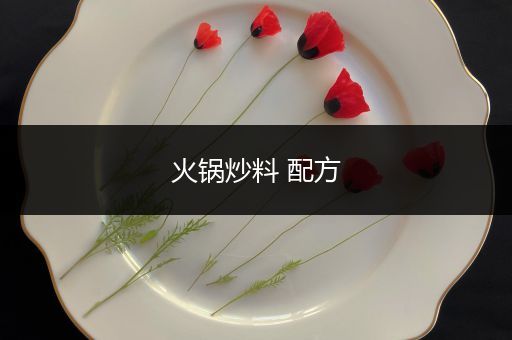 火锅炒料 配方